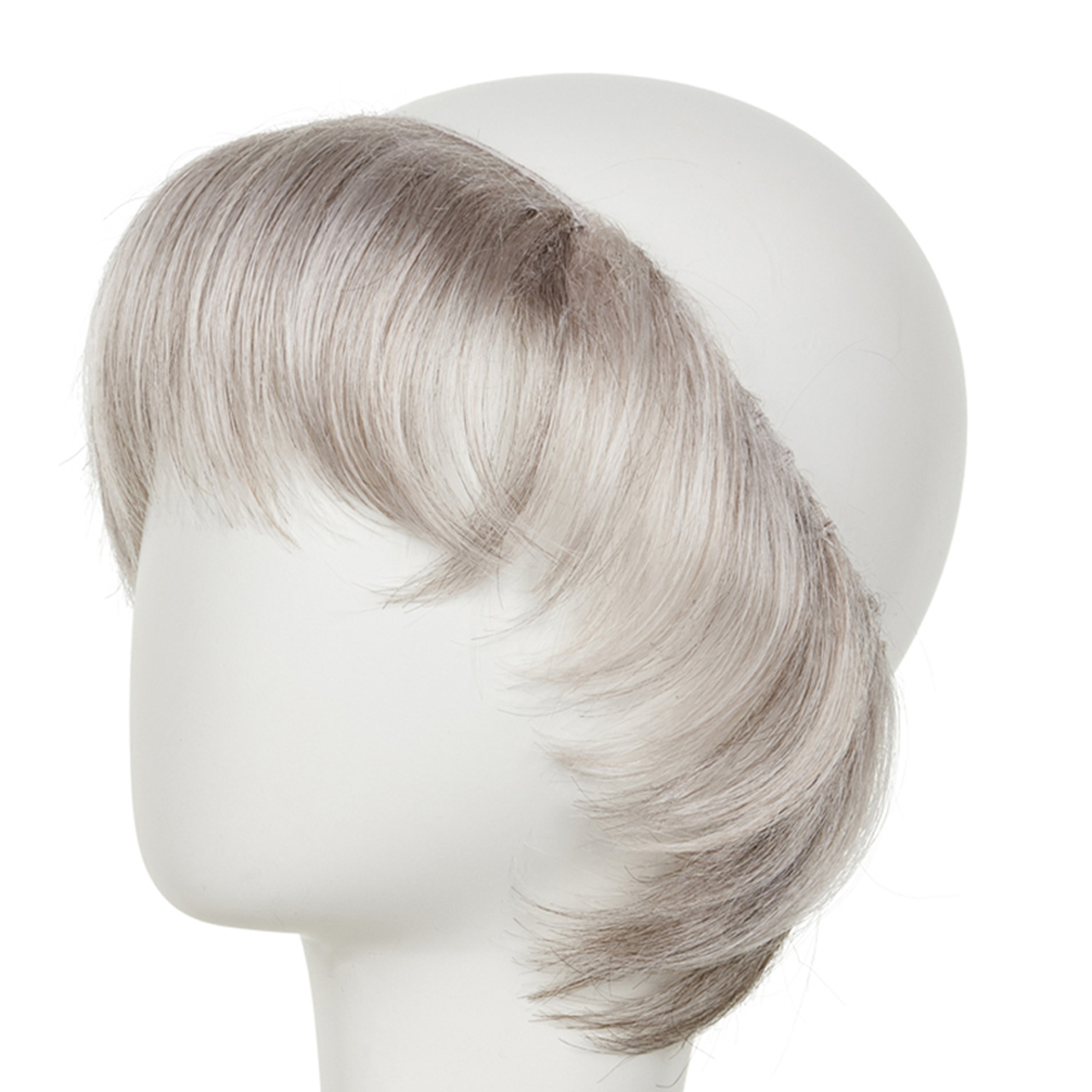 Hairpiece-Short Turban - Natural Grey